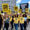 Therapists strike as fears grow over AI counsellors replacing human care