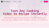 VideoToRecipe.org