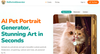 Pet Portrait Generator.com