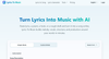 Lyrics To Music.ai