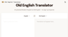 Old English Translator.app
