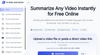 AI Video Summarizer.io