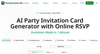 Party Invitation AI