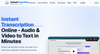 InstantTranscriber