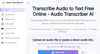 Audio Transcriber AI