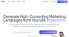 Aiter.io | Paste a URL. Ship a Campaign That Sounds L...