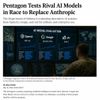 Pentagon Tests Rival AI Models in Race to Replace Anthropic