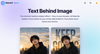 Text Behind Image