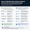 Open AI Models Gain Industry Support, but Security Commitments Diverge