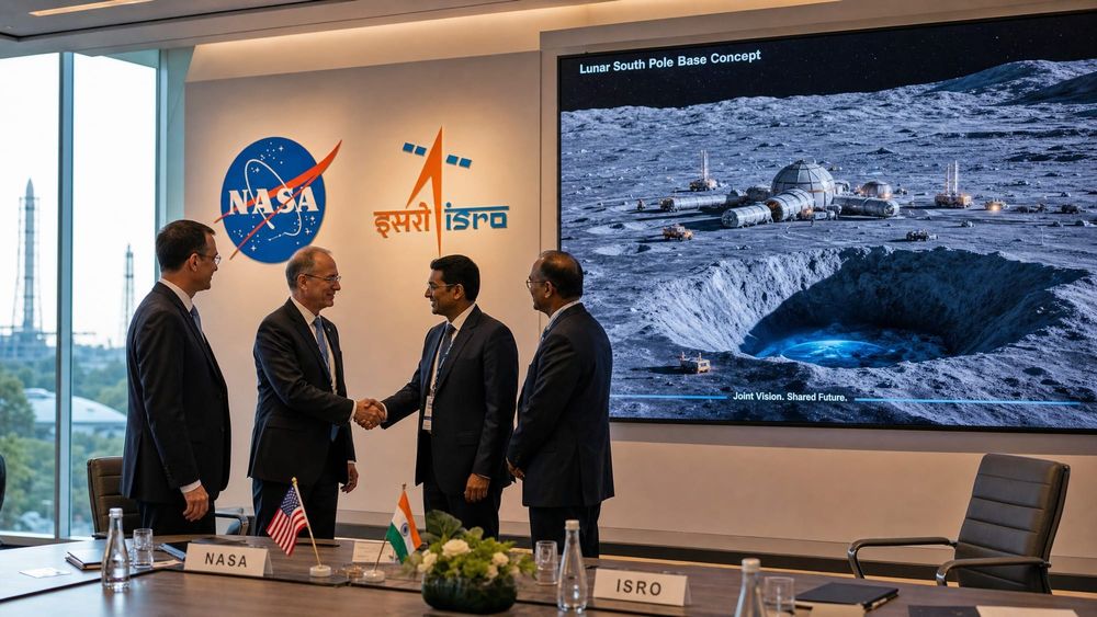 NASA Invites India to Build the Moon Base Together