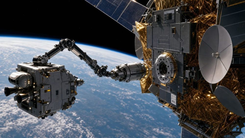 Northrop Grumman's Robot Mechanic Is Attempting the First-Ever Thruster Transplant in Space