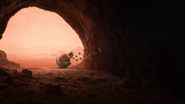 SCIENTISTS WANT TO SEND A ROLY-POLY ROBOT STUFFED WITH TINY DRONES TO EXPLORE MARS TUNNELS
