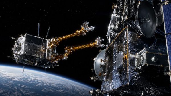 A ROBOT WITH ARMS JUST LAUNCHED TO FIX SATELLITES 22,000 MILES UP