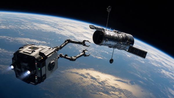NASA Sends a Robot to Catch a Falling Telescope Before It Burns Up