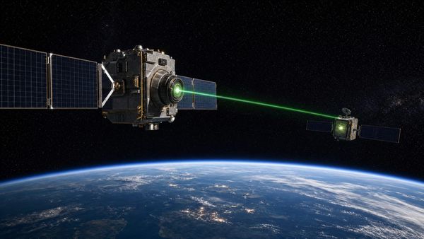 SPACE FORCE BETS $40 MILLION ON LASERS THAT BEAM POWER BETWEEN SATELLITES