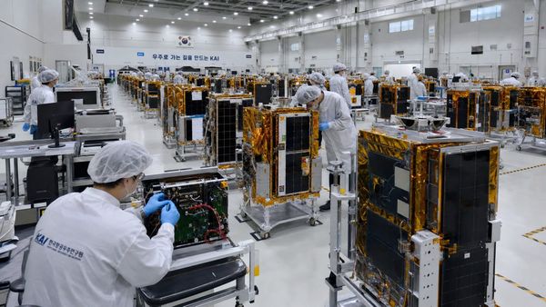 SATELLITE INVESTMENT SMASHES ANNUAL RECORDS — HALFWAY THROUGH THE YEAR