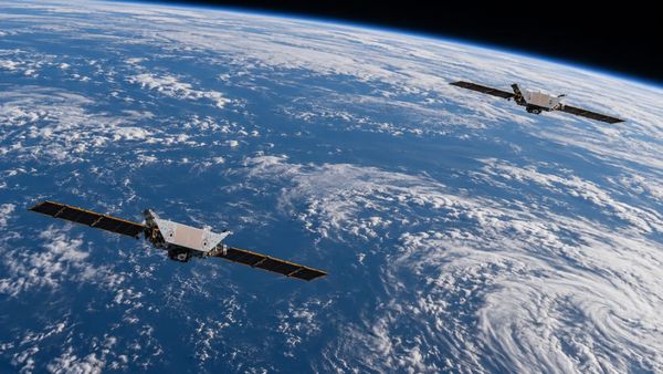 TWO PRIVATE SPACECRAFT JUST PRACTICED THE ORBITAL CLOSE PASS