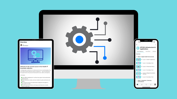 📚 Now Available: HIT102 - Intro to Health IT Infrastructure and Applications