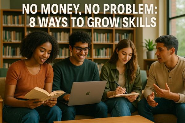 No Money, No Problem: 8 Ways to Grow Skills