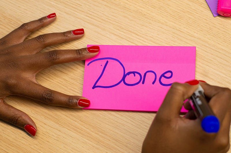 Done to be Done.