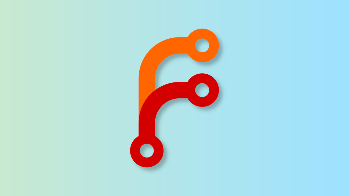 The Forgejo logo on a green-to-blue gradient pattern.