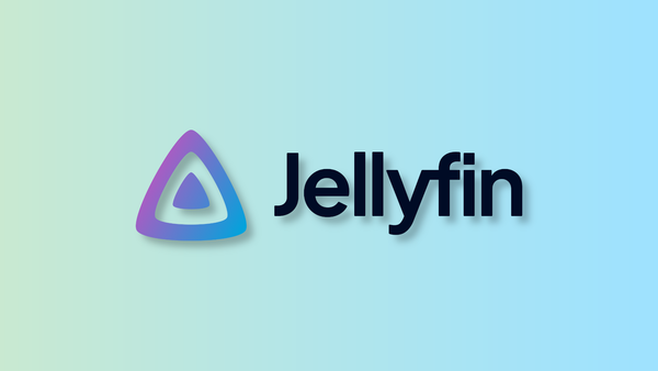 The Jellyfin logo and name on a green-to-blue gradient background.