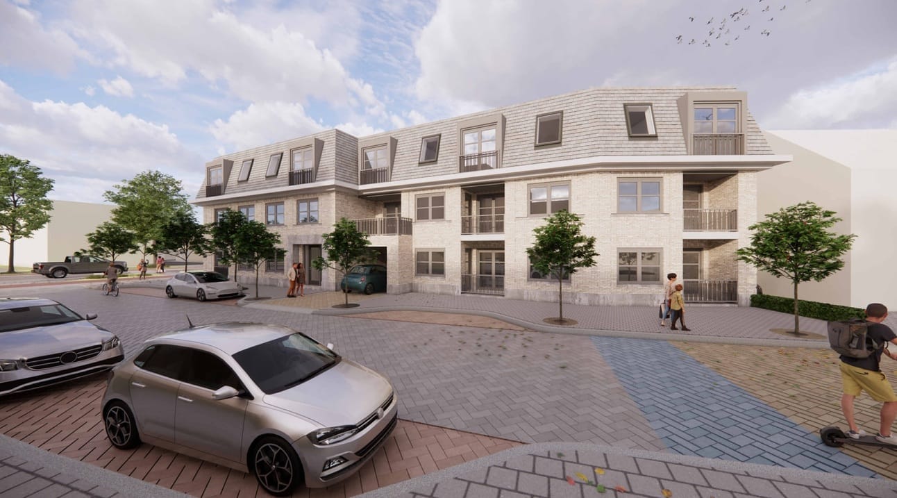 Een impressie van de 20 huurappartementen aan de Willem de Zwijgerlaan. Afbeelding via Melo Bouw
