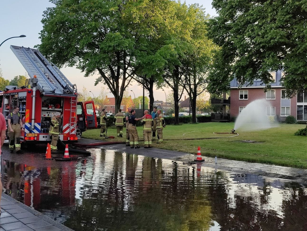 Een archieffoto van de brandweer van Castricum. Foto: Rens Blom / nieuwsuitcastricum.nl