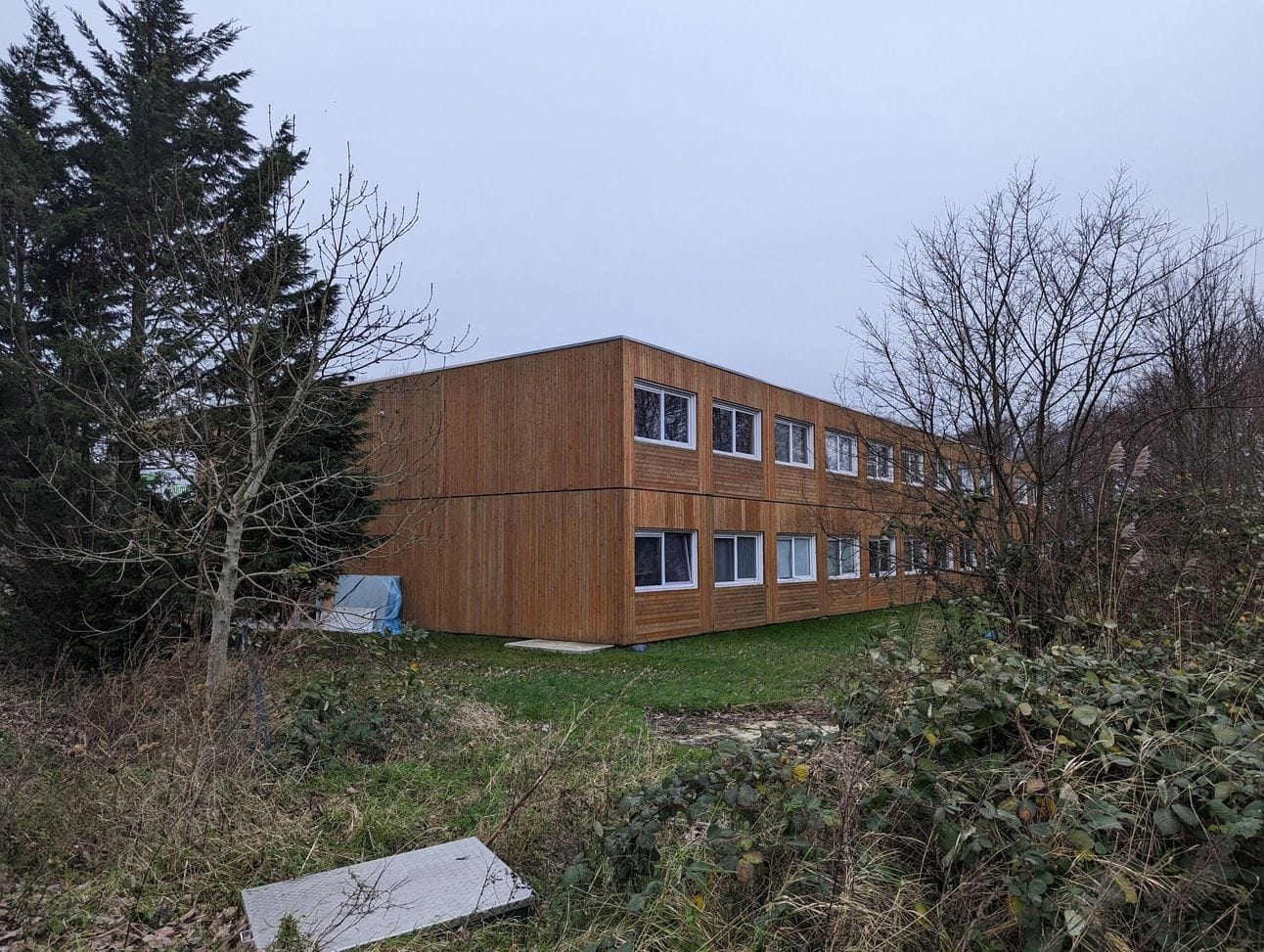 Een archieffoto van de flexwoningen op de Puikman. Foto: Rens Blom / nieuwsuitcastricum.nl