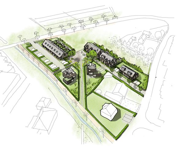 Plan voor 17 woningen aan de Oude Haarlemmerweg en Castricummerwerf, maar geduld is een schone zaak