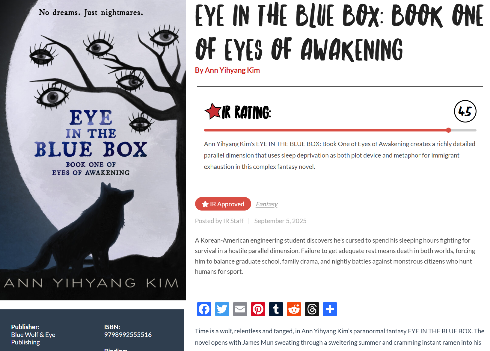 IndieReader Interview