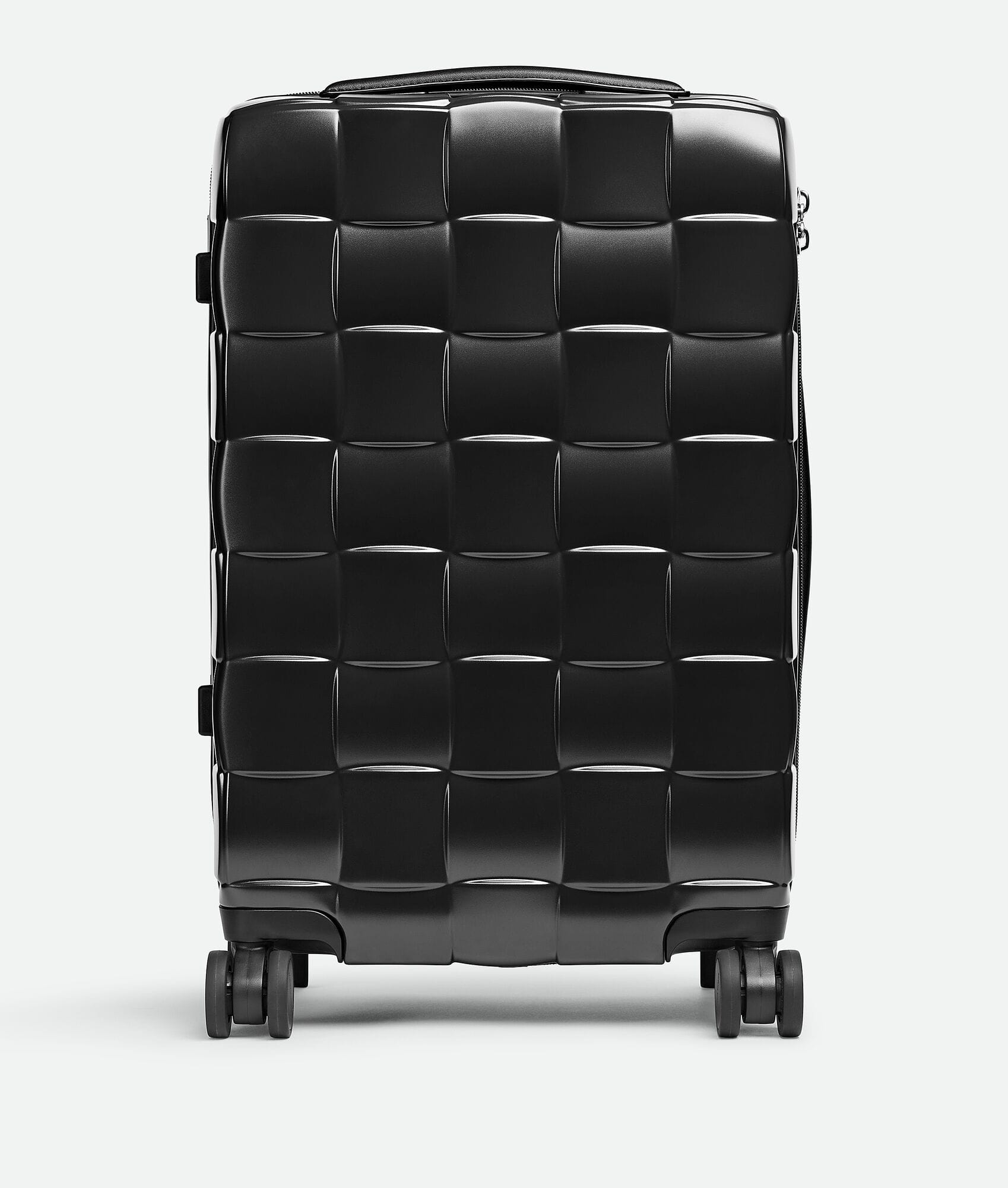 Bottega Veneta Odyssey cabin suitcase in intrecciato-pattern polycarbonate