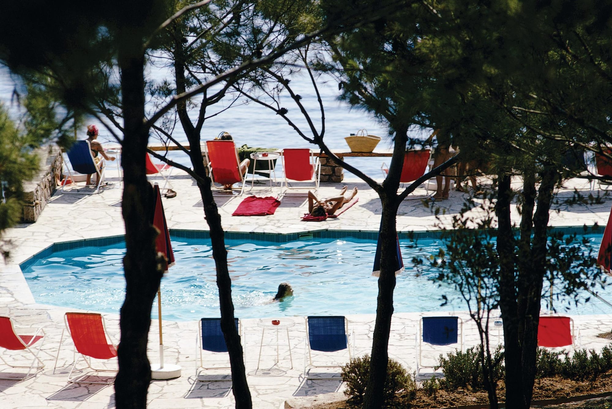 Pool terrace at Il Pellicano, Porto Ercole