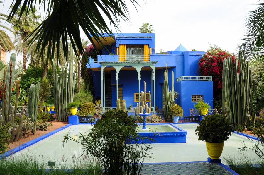 The Jardin Majorelle in Marrakech