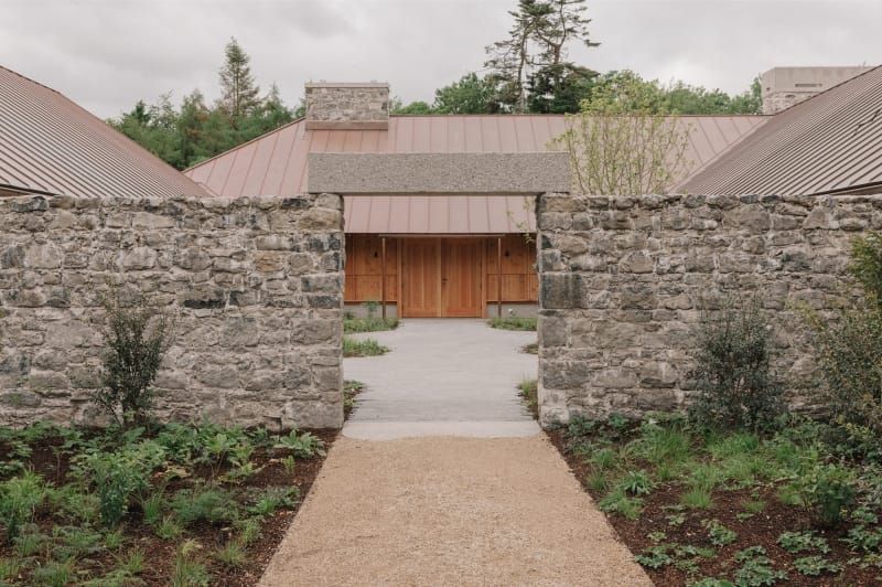 Entrance to Ómós restaurant in Abbeyleix, County Laois