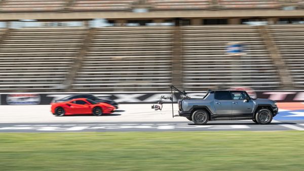 GMC Hummer EV Fiber Edition Outruns Supercars