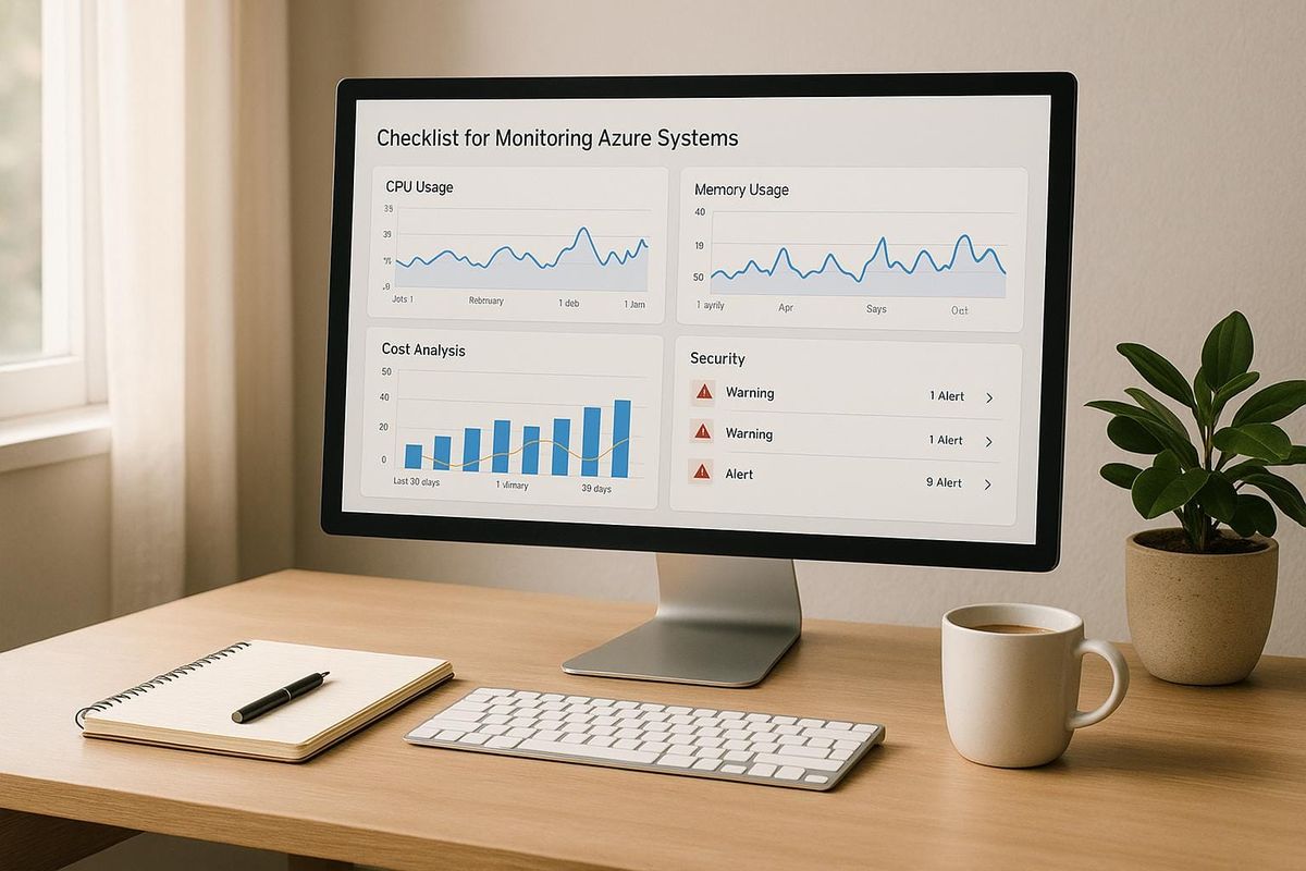 Checklist for Monitoring Scalable Azure Systems