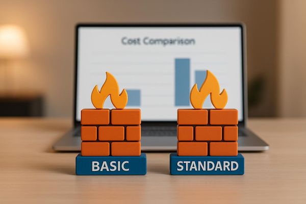 Azure Firewall Basic vs Standard: Cost Comparison