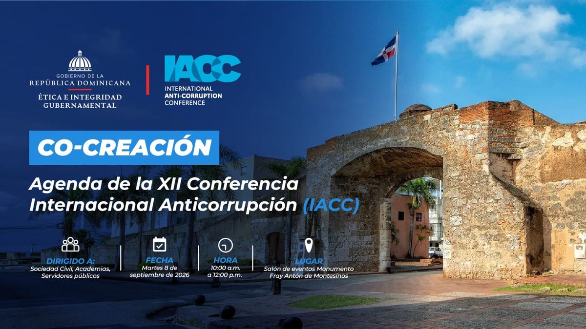 Encuentro de cocreación de la agenda de la XII Conferencia Internacional Anticorrupción (IACC).