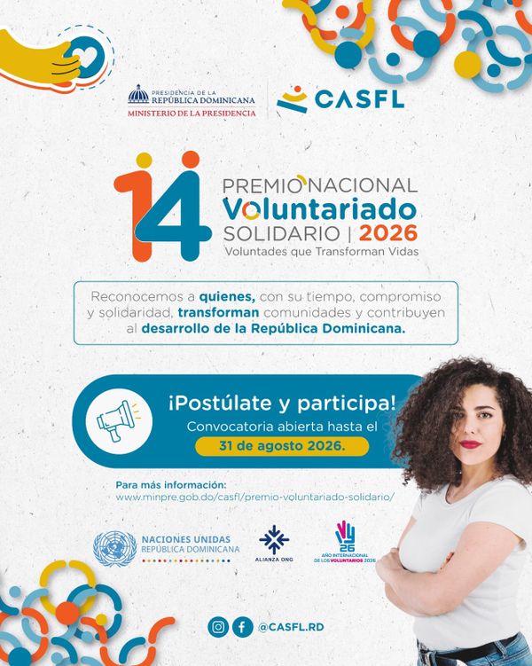 CONVOCATORIAS ABIERTAS                                        Premio Nacional Voluntariado Solidario 2026