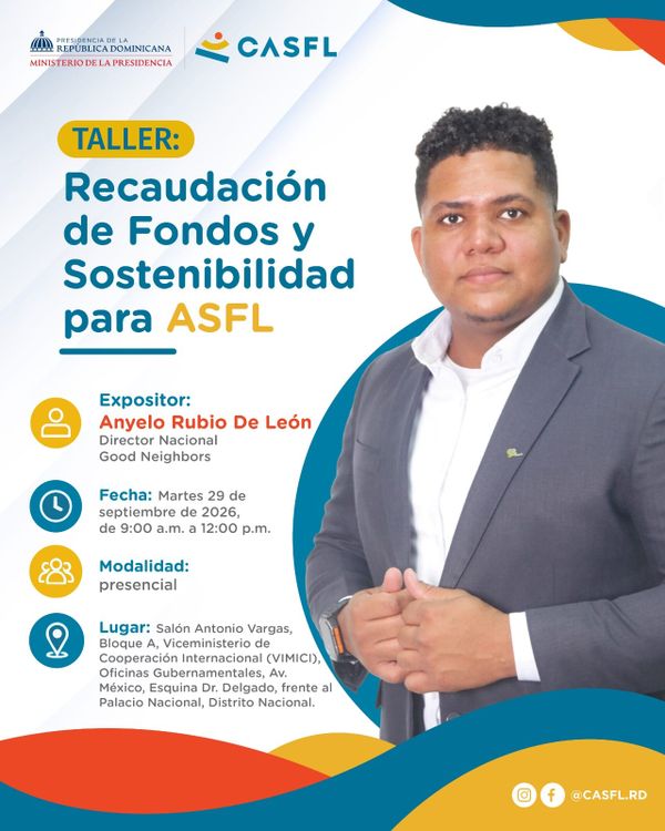 Taller: Recaudación de Fondos y Sostenibilidad para ASFL