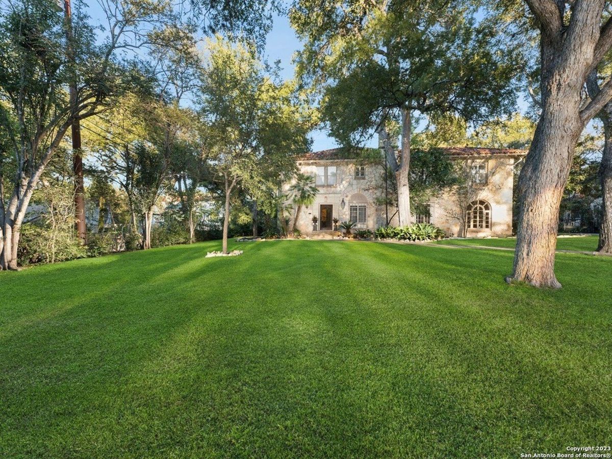 156 Thelma Drive is an HC Thorman–designed historic home in Olmos Park Estates in San Antonio, Texas