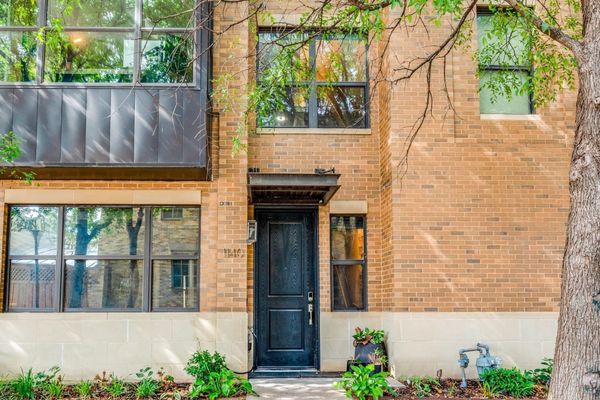 Brownstone-style townhouse at 1140 S. Adams, near Magnolia Avenue in the Near Southside neighborhood of Fort Worth.