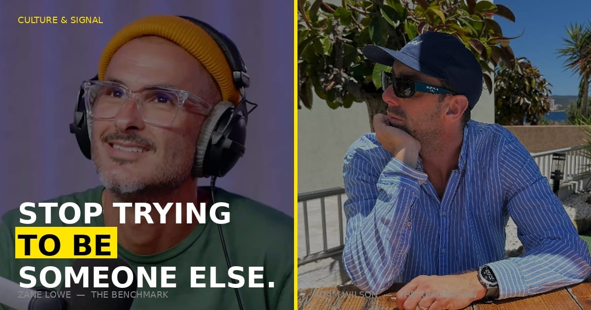Why the people who build the strongest personal brands stop trying to be someone else