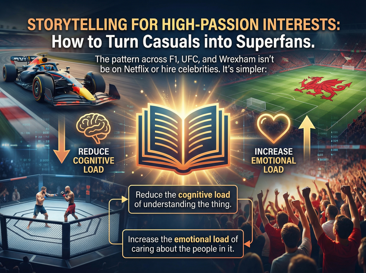 Storytelling for High-Passion Interests: How to Turn Casuals into Superfans