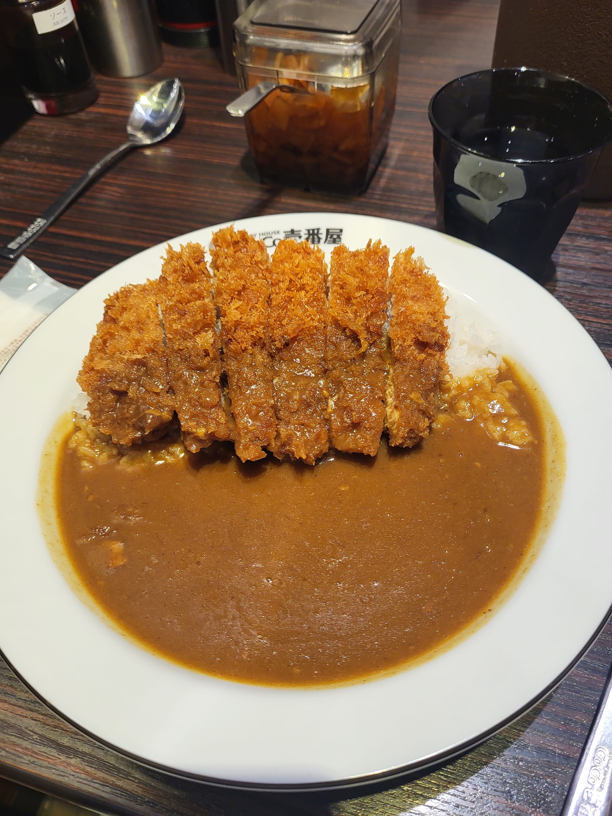 a picture of a delicious Japanese Katsu curry at a restaurant in Tokyo
