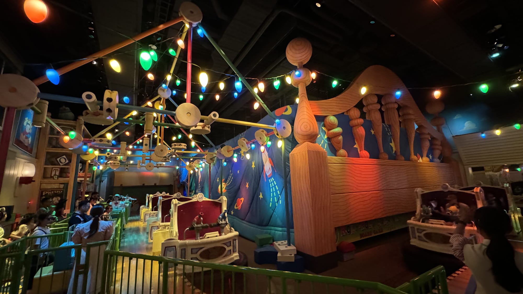 Inside Toy Story Mania ride