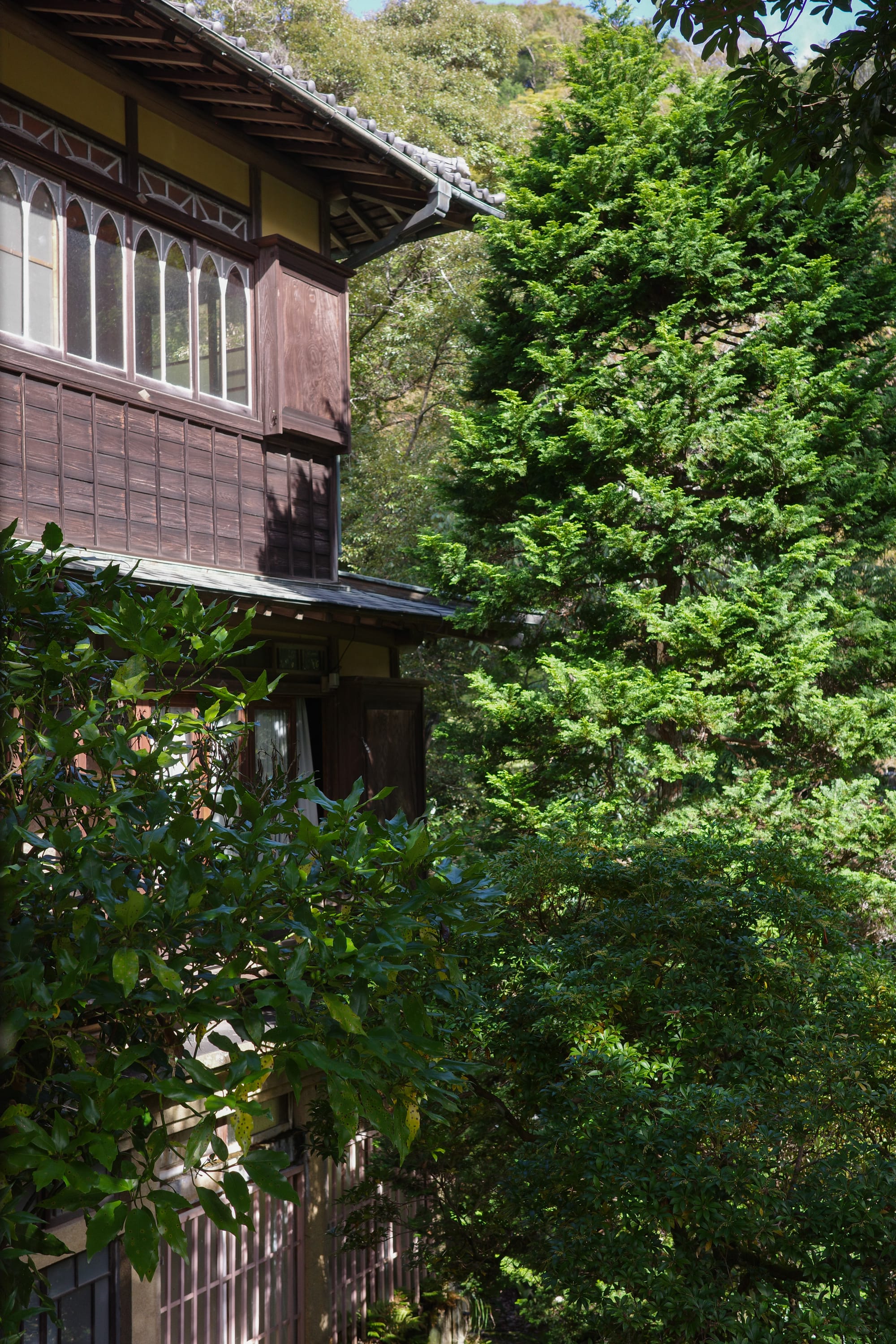 The cultural heritage building in a Japanese ryokan