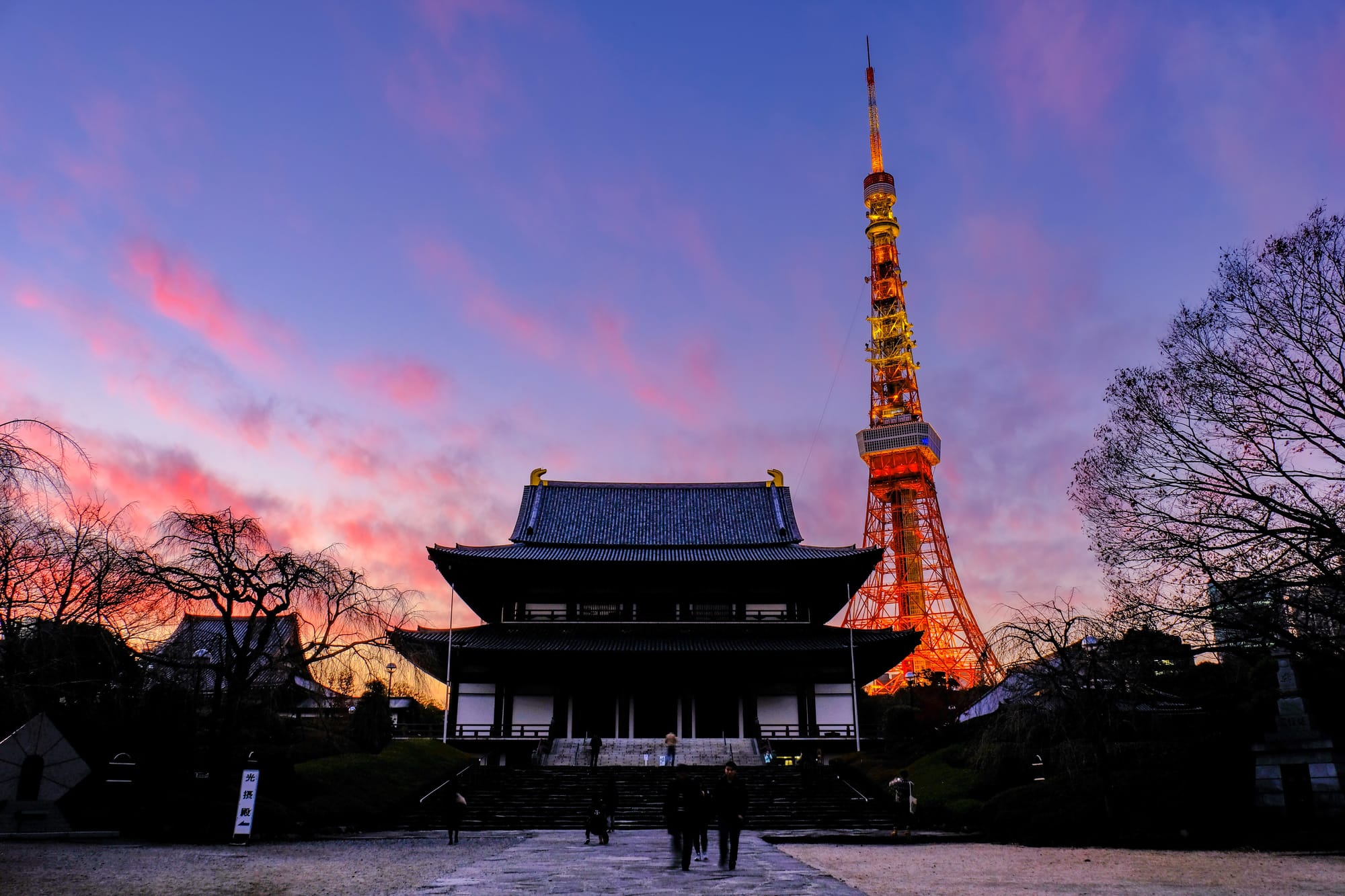 Zojoji near Shiba Park