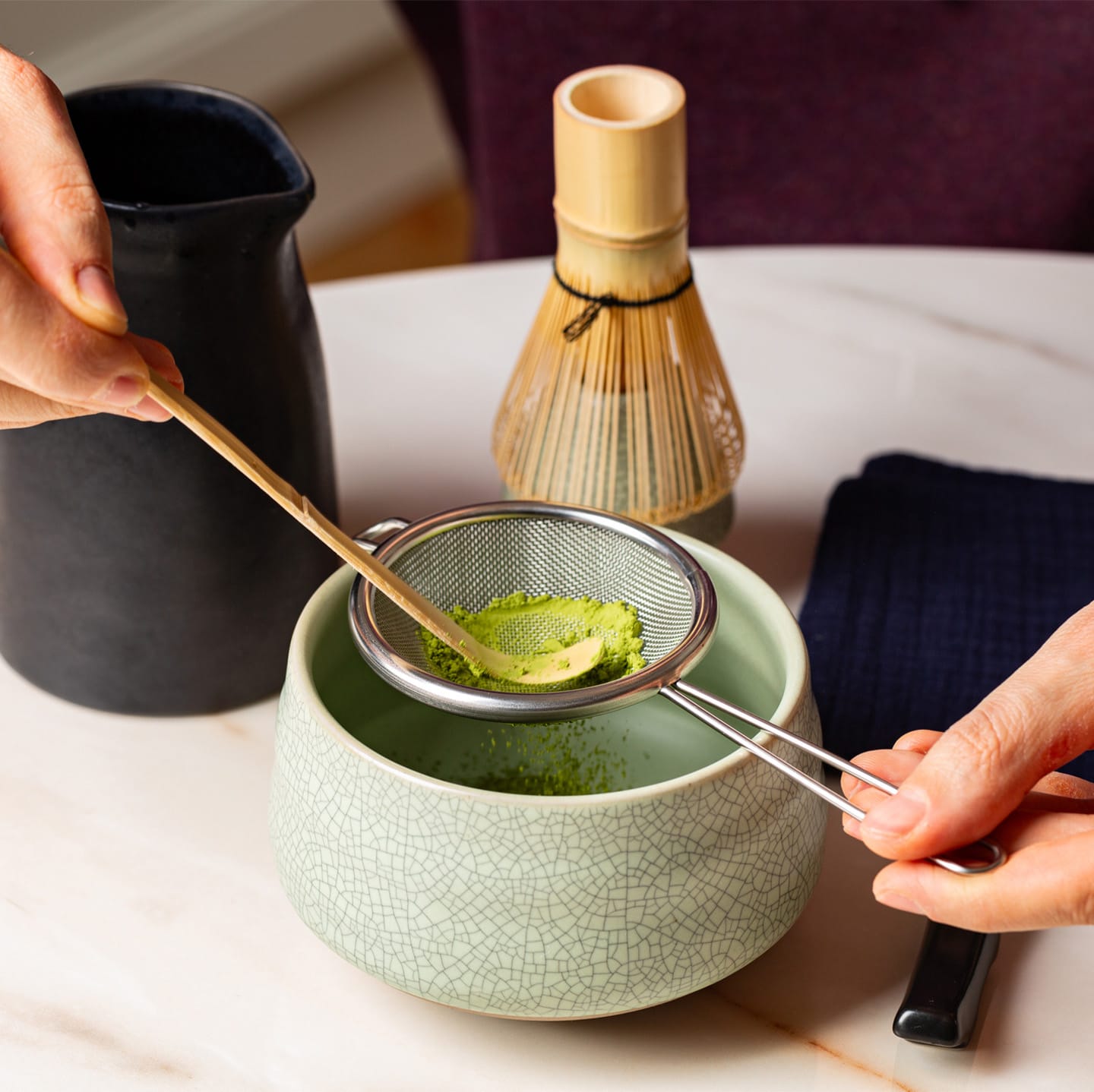 Tea ceremony in Japan.